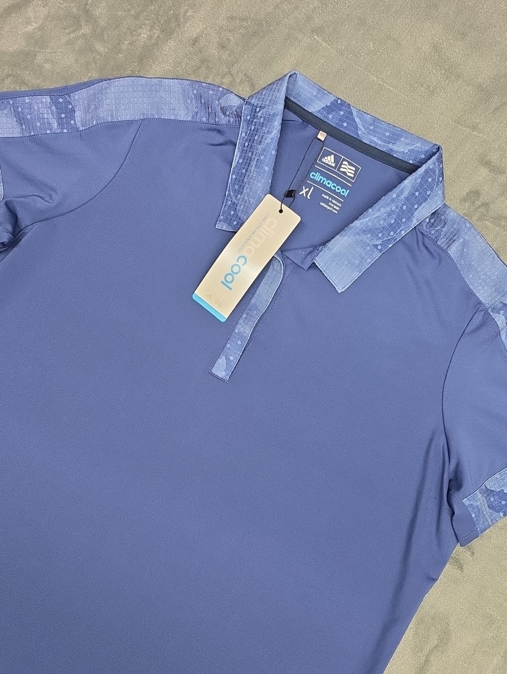adidas XL Women’s Climacool Polo - Periwinkle